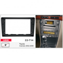 Carav 22-714: 9" Toyota Avensis 2002-2008 black