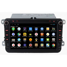 Штатная магнитола Parafar VW, Skoda, Seat (универсальная с кнопками) с DVD Android 9.0 (PF904XHDVD)