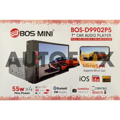 BOS-MINI 9902 2DIN с посадкой 1DIN BT