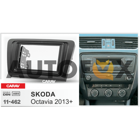 Carav 11-462 2 DIN SKODA Octavia 2013+    