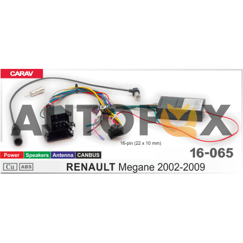 Carav 16-065: CAN-Raise RENAULT Megane 2002-2009