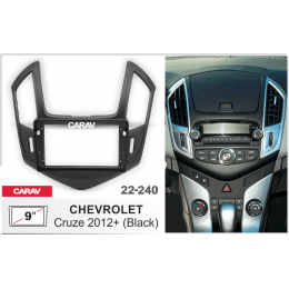 Carav 22-240: 9" CHEVROLET Cruze 2012+ black