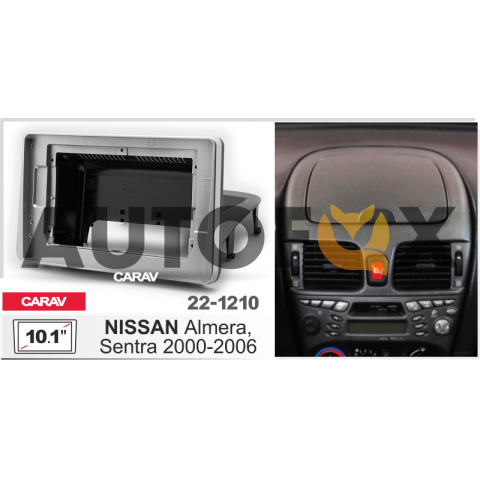 Carav 22-1210: 10.1" NISSAN Almera, Sentra 2000-2006